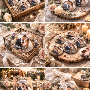 Egyedi esküvői köszönőajándék - otthon & életmód - konyhafelszerelés, tálalás - konyhai dekoráció - hűtőmágnes - Meska.hu