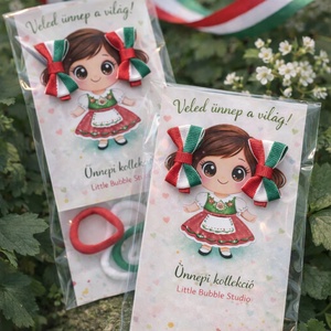 Ünnepi hajdísz szett a legkisebbeknek - Meska.hu