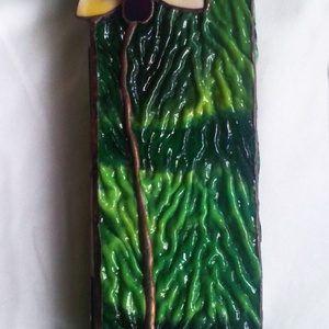 Trópusi orchideás tiffany ékszerdoboz - ékszer - ékszertartó - ékszerdoboz - Meska.hu