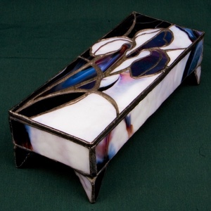  Tiffany Nőszirmos -ékszerdoboz - ékszer - ékszertartó - ékszerdoboz - Meska.hu