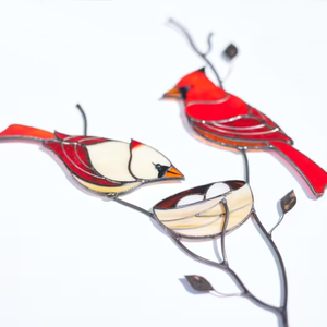 Kardinálispinty asztalidísz pároknak - otthon & életmód - dekoráció - asztal és polc dekoráció - asztaldísz - Meska.hu