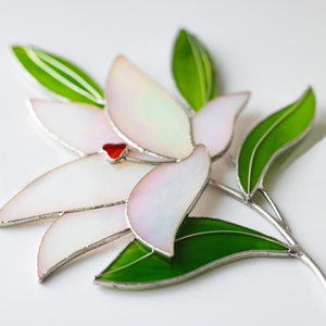 Lilomos asztalidísz Valentin napra - otthon & életmód - dekoráció - asztal és polc dekoráció - asztaldísz - Meska.hu