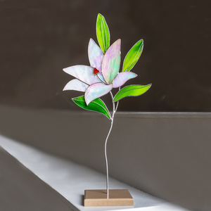 Lilomos asztalidísz Valentin napra - otthon & életmód - dekoráció - asztal és polc dekoráció - asztaldísz - Meska.hu