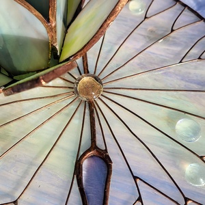 Green brillance tavirózsa mécsestartó - otthon & életmód - dekoráció - asztal és polc dekoráció - díszüveg - Meska.hu