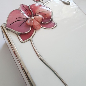 3D Orchideás ékszerdoboz tiffany üvegből - ékszer - ékszertartó - ékszerdoboz - Meska.hu 3D Orchideás ékszerdoboz tiffany üvegből - ékszer - ékszertartó - ékszerdoboz - Meska.hu