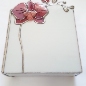 3D Orchideás ékszerdoboz tiffany üvegből - ékszer - ékszertartó - ékszerdoboz - Meska.hu 3D Orchideás ékszerdoboz tiffany üvegből - ékszer - ékszertartó - ékszerdoboz - Meska.hu