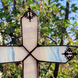 Gyöngyházkereszt - otthon & életmód - vallás - kereszt - Meska.hu