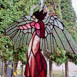 Kristályos Arkangyal nagy méretű - Meska.hu