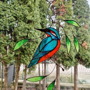 Jégmadár ablakdísz - Meska.hu