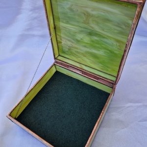 Kék-árvácska ékszerdoboz 3D - ékszer - ékszertartó - ékszerdoboz - Meska.hu