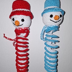 Hóember dísz – amigurumi, Karácsony, Karácsonyi lakásdekoráció, Karácsonyi lakásdíszek, Horgolás, Varázsolj meghitt, téli hangulatot otthonodba ezekkel a pihe-puha, horgolt hóember díszekkel!
Külön..., MESKA