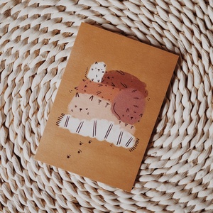 Cica A6 print - művészet - grafika & illusztráció - Meska.hu