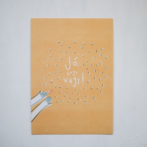 Jó, hogy vagy! A6 print - otthon & életmód - papír, írószer - Meska.hu