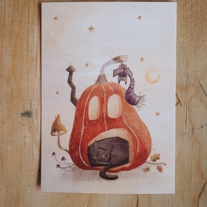 Halloween A5 méretű print - otthon & életmód - papír, írószer - Meska.hu
