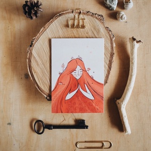 Otthon vagyok A6 print - művészet - grafika & illusztráció - digitális - Meska.hu