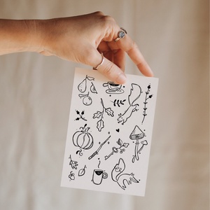 Ideiglenes tetkó // ŐSZ (A6 méretű ív) - művészet - grafika & illusztráció - digitális - Meska.hu