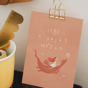 Légy a saját hősöd A6 print - Meska.hu