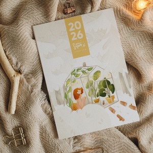 ILLUSZTRÁCIÓS NAPTÁR 2026 - Meska.hu