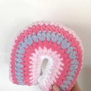 Horgolt Pink Szivárvány csörgő, Játék & Sport, 3 éves kor alattiaknak, Csörgő, Horgolás, MESKA