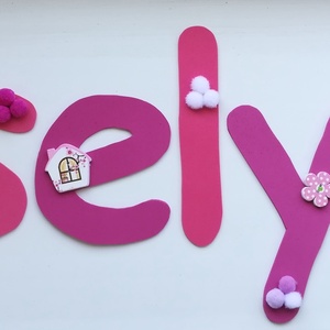 Dekorgumi név (Zselyke) - Meska.hu