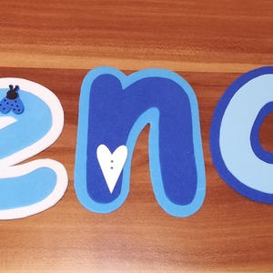 Dekorgumi név (Bence) - Meska.hu