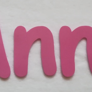 Dekorgumi név (Anna+Malacka) - Meska.hu