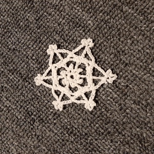 Horgolt hópehely 1., Otthon & Életmód, Dísztárgy, Dekoráció, Mindenmás, MESKA