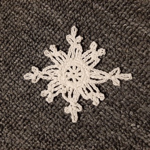 Horgolt hópehely 2., Otthon & Életmód, Dísztárgy, Dekoráció, Mindenmás, MESKA