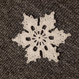 Horgolt hópehely 3., Otthon & Életmód, Dísztárgy, Dekoráció, Mindenmás, MESKA