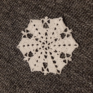 Horgolt hópehely 4., Otthon & Életmód, Dísztárgy, Dekoráció, Mindenmás, MESKA