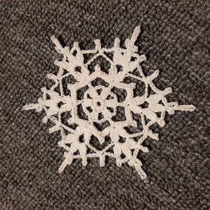 Horgolt hópehely 8., Otthon & Életmód, Dísztárgy, Dekoráció, Mindenmás, MESKA