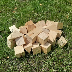 Natúr óriás építőkocka - Meska.hu