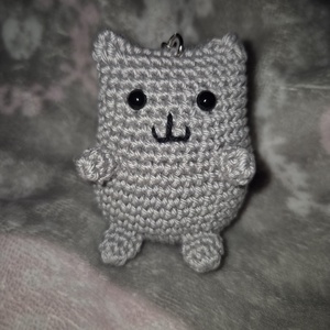 Cicás kulcstartó , Táska & Tok, Kulcstartó & Táskadísz, Kulcstartó, Horgolás, MESKA