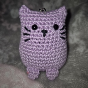 Cicás kulcstartó , Táska & Tok, Kulcstartó & Táskadísz, Kulcstartó, Horgolás, MESKA