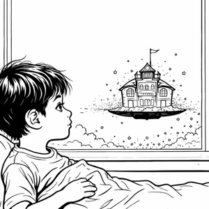 Tomi bátorságpróbája - fiús karate színező - Tomi története / digitális színezőcsomag - művészet - grafika & illusztráció - digitális - Meska.hu