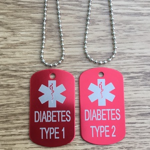 Diabetes, cukorbeteg biléta, Ékszer, Nyaklánc, Medál, Gravírozás, pirográfia, MESKA