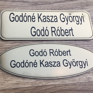 Gravírozott ajtó névtábla, postaláda, házszám, Otthon & Életmód, Dekoráció, Ajtó- és ablak dekoráció, Ajtótábla, Gravírozás, pirográfia, Mindenmás, MESKA