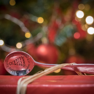 Kávéskanál egyedi, névre szóló gravírozással, kiskanál, gravírozott kanál - Meska.hu