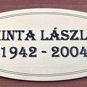 Kegyeleti tábla, sírfelirat - otthon & életmód - ház & kert - névtábla - Meska.hu