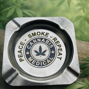 Rozsdamentes hamutál, egyedi lézeres gravírozással, Otthon & Életmód, Dekoráció, Asztal és polc dekoráció, Hamutál, öngyújtó, pipa, , MESKA