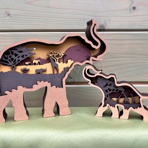 Rétegelt lemezből készült dekoráció, anya, apa - Meska.hu