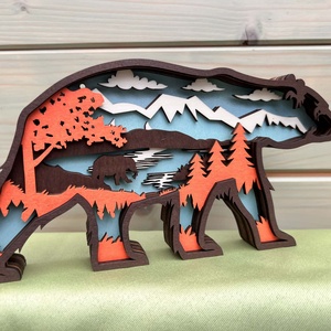 Rétegelt lemezből készült dekoráció, anya, apa - esküvő - emlék & ajándék - szülőköszöntő ajándék - Meska.hu