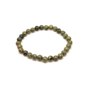 Szerpentin világos ásvány karkötő golyós 6mm, Ékszer, Karkötő, Ásványkarkötő, , MESKA