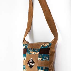 Türkiz - homok táska - táska & tok - kézitáska & válltáska - válltáska - Meska.hu