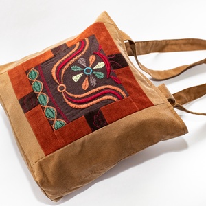 Őszí hímzett táska - táska & tok - kézitáska & válltáska - válltáska - Meska.hu