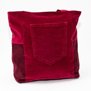 Bordó patchwork táska - táska & tok - kézitáska & válltáska - válltáska - Meska.hu