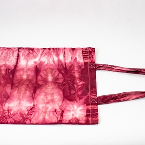 Bordó batik vászontáska - táska & tok - bevásárlás & shopper táska - shopper, textiltáska, szatyor - Meska.hu