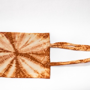 Rozsda batik vászontáska, Táska & Tok, Bevásárlás & Shopper táska, Shopper, textiltáska, szatyor, Varrás, MESKA