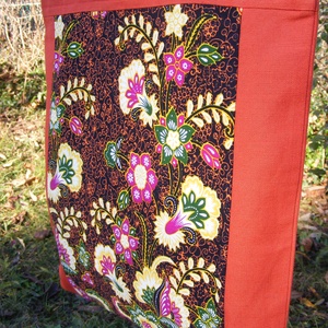 Narancs -afrikai vászontáska - táska & tok - bevásárlás & shopper táska - shopper, textiltáska, szatyor - Meska.hu