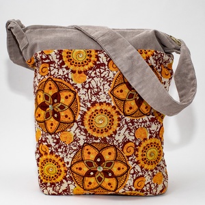 Narancs-bézs táska, Táska & Tok, Kézitáska & válltáska, Tarisznya, Varrás, MESKA